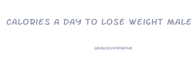 calories a day to lose weight male