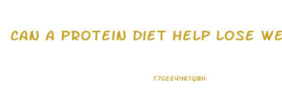 can a protein diet help lose weight