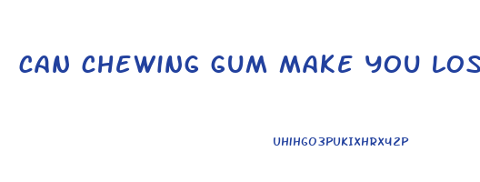 can chewing gum make you lose weight