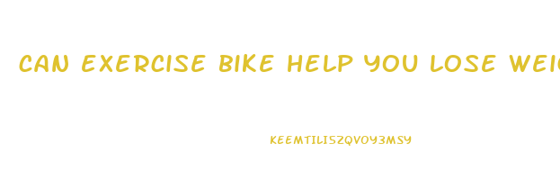 can exercise bike help you lose weight