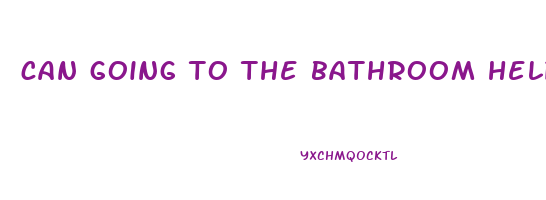 can going to the bathroom help lose weight