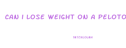 can i lose weight on a peloton