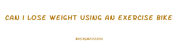 can i lose weight using an exercise bike