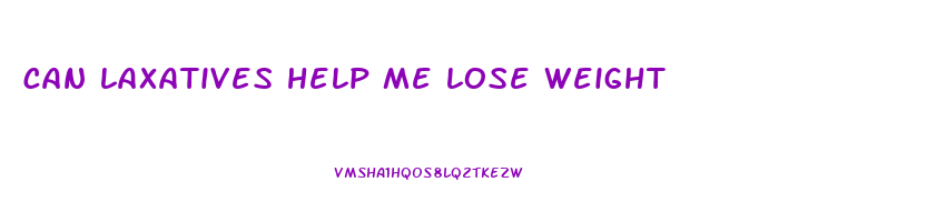 can laxatives help me lose weight