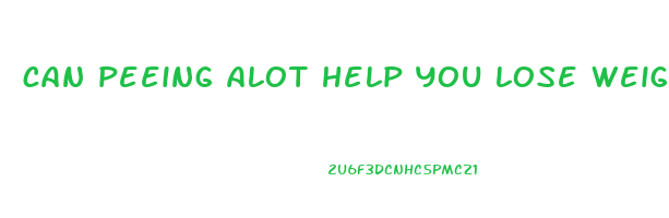 can peeing alot help you lose weight