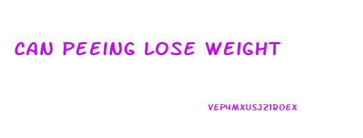 can peeing lose weight