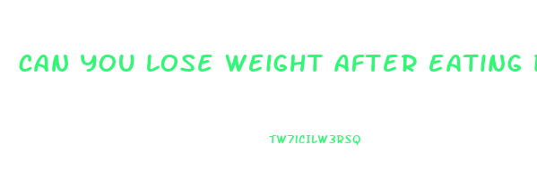 can you lose weight after eating disorder