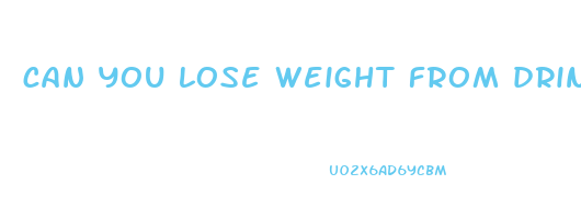 can you lose weight from drinking apple cider vinegar