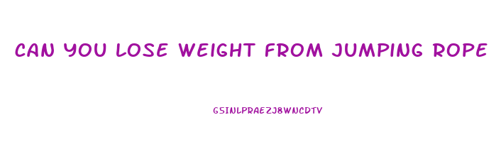 can you lose weight from jumping rope