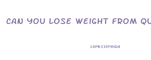 can you lose weight from quitting drinking