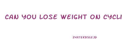 can you lose weight on cyclical ketogenic diet