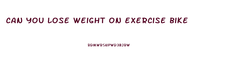 can you lose weight on exercise bike