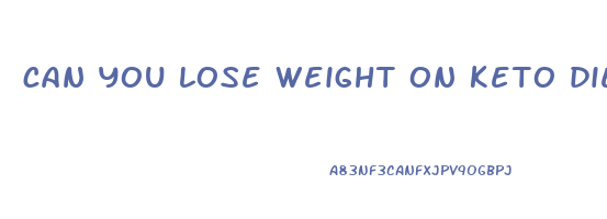 can you lose weight on keto diet