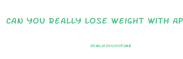 can you really lose weight with apple cider vinegar