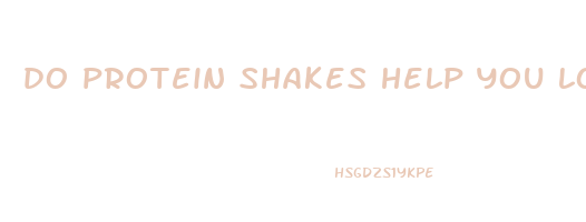 do protein shakes help you lose weight after a workout