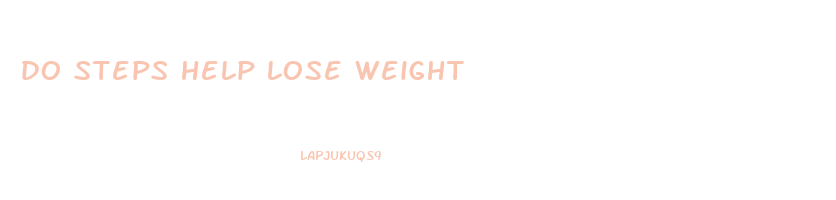 do steps help lose weight