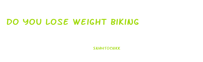 do you lose weight biking