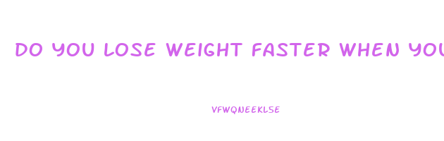 do you lose weight faster when you breastfeed