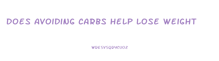 does avoiding carbs help lose weight