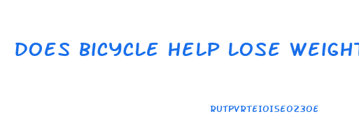 does bicycle help lose weight