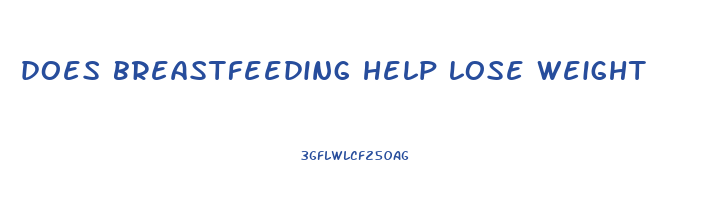 does breastfeeding help lose weight
