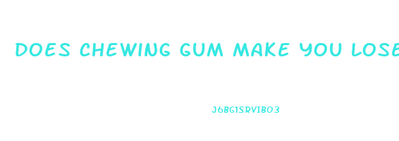 does chewing gum make you lose weight