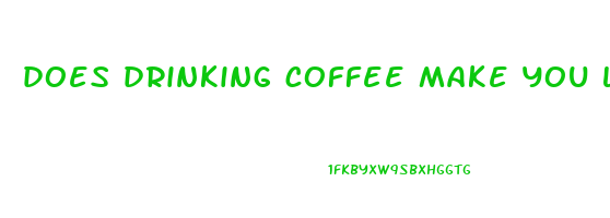 does drinking coffee make you lose weight