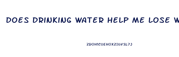 does drinking water help me lose weight