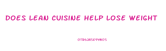 does lean cuisine help lose weight