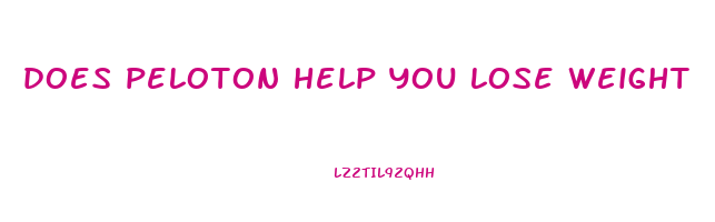 does peloton help you lose weight