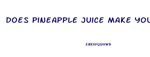 does pineapple juice make you lose weight