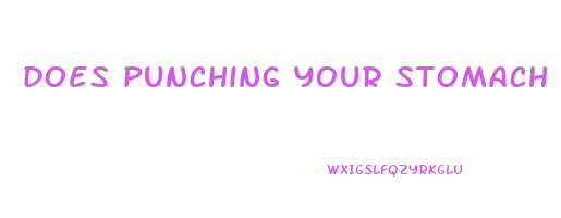 does punching your stomach make you lose weight