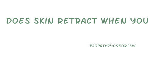 does skin retract when you lose weight