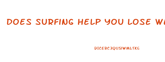 does surfing help you lose weight