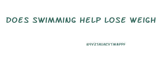 does swimming help lose weight