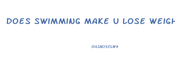 does swimming make u lose weight