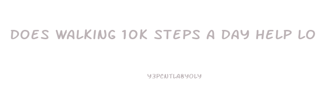 does walking 10k steps a day help lose weight