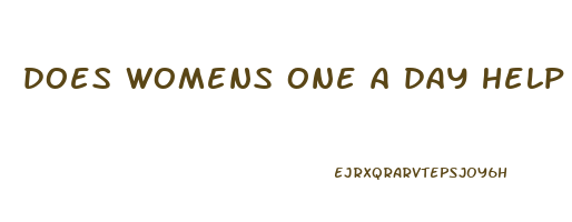 does womens one a day help lose weight