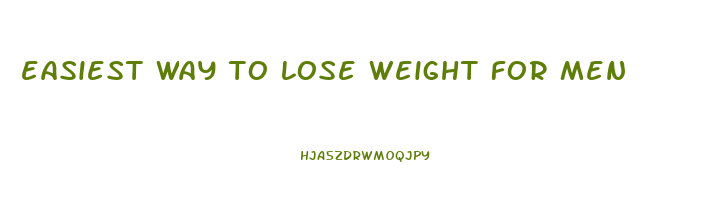 easiest way to lose weight for men