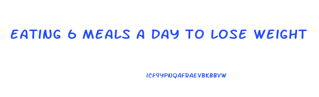 eating 6 meals a day to lose weight