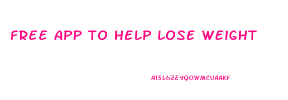 free app to help lose weight