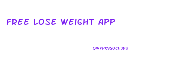 free lose weight app
