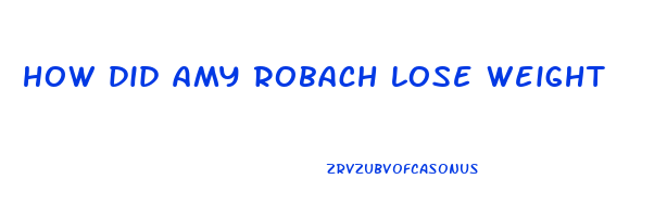 how did amy robach lose weight
