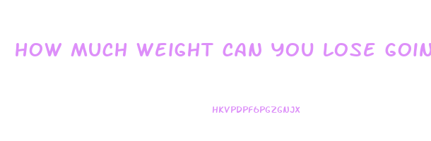 how much weight can you lose going vegan