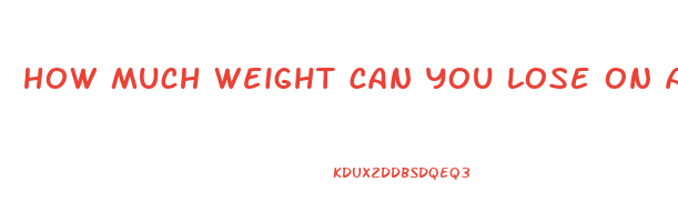 how much weight can you lose on a keto diet