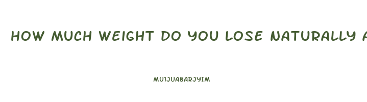 how much weight do you lose naturally after giving birth