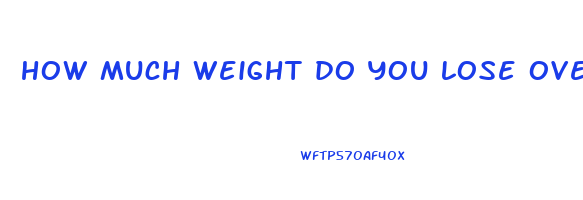how much weight do you lose overnight