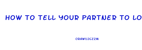 how to tell your partner to lose weight