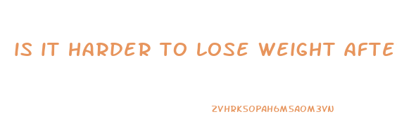 is it harder to lose weight after a hysterectomy