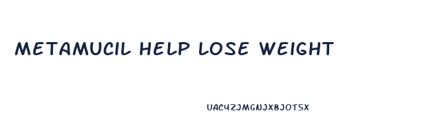 metamucil help lose weight